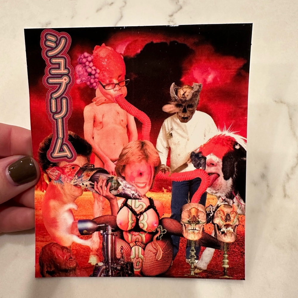 Supreme limited edition sticker